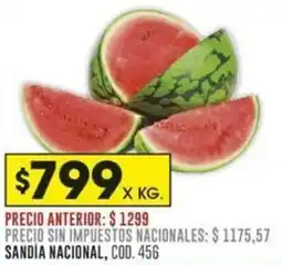 Coto Sandia nacional oferta