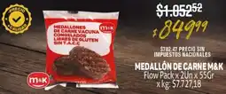 Makro M&K medallón de carne flow pack oferta