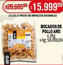 Makro Aro bocados de pollo oferta