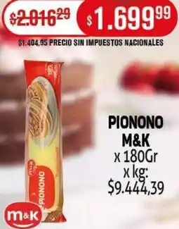 Makro M&K pionono oferta