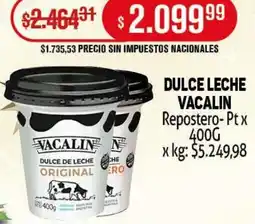 Makro Dulce leche vacalin repostero-pt oferta
