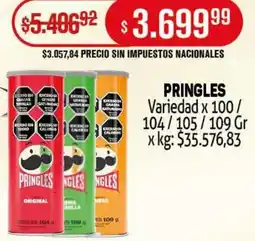 Makro Pringles variedad oferta