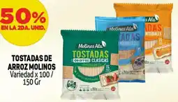 Makro Molinos ala tostadas de arroz variedad oferta