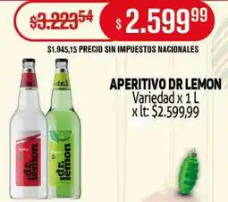 Makro Dr lemon aperitivo variedad oferta