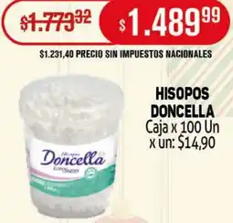 Makro Hisopos doncella caja oferta