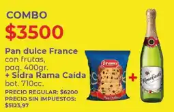 Supermercados Vea Pan dulce France con frutas paq. oferta