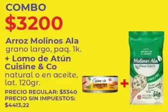 Arroz molinos ala grano largo, paq.