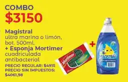 Supermercados Vea Magistral ultra marina o limón, bot. oferta