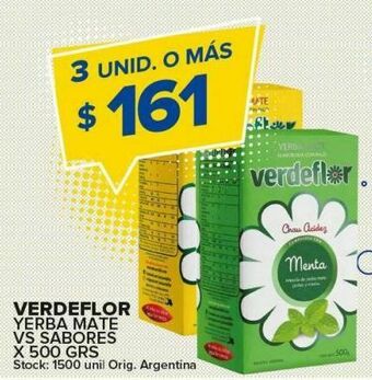 Carrefour Yerba mate verdeflor 500g oferta