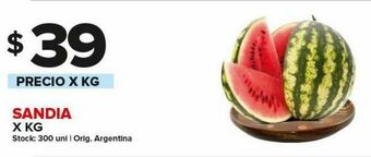 Carrefour Sandía x kg oferta