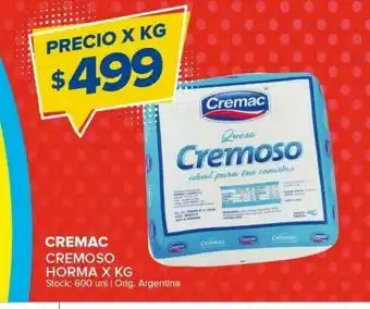 Carrefour Queso cremoso cremac horma kg oferta