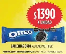 Supermercados Vea Oreo galletitas regular, paq. oferta