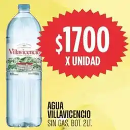 Supermercados Vea Villavicencio agua sin gas, bot. oferta