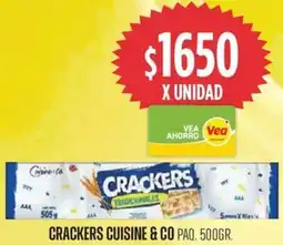 Supermercados Vea Crackers cuisine & co paq. oferta