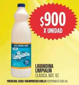 Supermercados Vea Limpialin lavandina clásica, bot. oferta