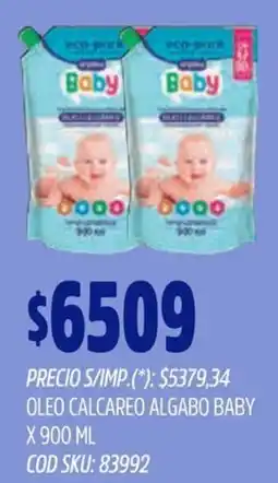 Supermercados Yaguar Algabo baby oleo calcareo oferta
