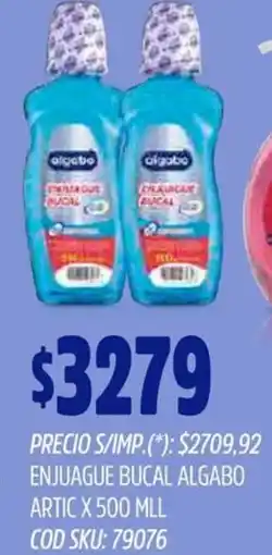 Supermercados Yaguar Algabo enjuague bucal artic oferta