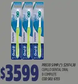 Supermercados Yaguar Oral B cepillo dental complete oferta