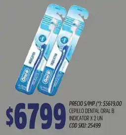 Supermercados Yaguar Oral B cepillo dental indicator oferta