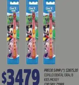 Supermercados Yaguar Oral B cepillo dental kids mickey oferta