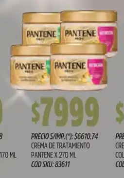 Supermercados Yaguar Pantene crema tratamiento oferta