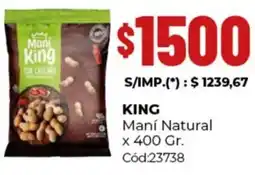 Diarco King maní natural oferta