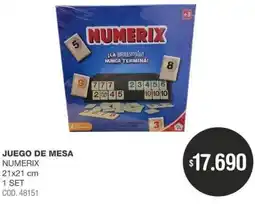 Atomo Conviene Numerix juego de mesa oferta
