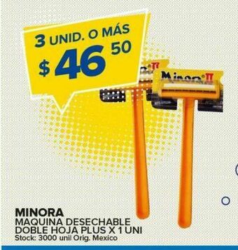 Carrefour Máquina de afeitar minora oferta
