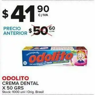 Carrefour Crema dental odolito 50g oferta