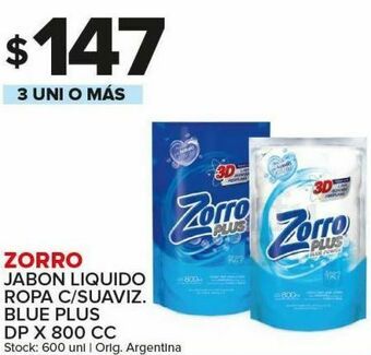 Carrefour Jabón líquido zorro 800cc oferta