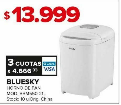 Horno de pan bluesky oferta en Carrefour