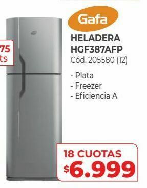 Naldo Lombardi Heladera hgf387afp oferta