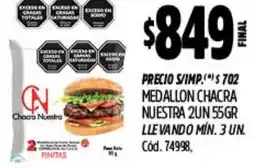Supermercados Yaguar Chacra nuestra medallon oferta