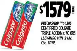 Supermercados Yaguar Colgate dentifrico triple accion oferta