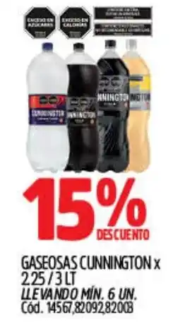 Supermercados Yaguar Cunnington gaseosas oferta