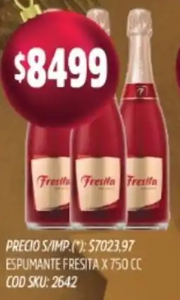 Supermercados Yaguar Espumante fresita oferta