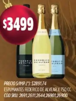 Supermercados Yaguar Espumantes federico de alvear oferta