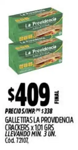 Supermercados Yaguar La providencia galletitas crackers oferta