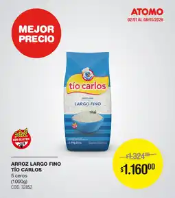 Atomo Conviene Tío Carlos arroz largo fino oferta