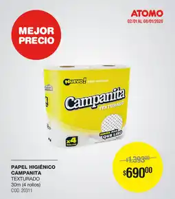 Atomo Conviene Campanita papel higiénico oferta