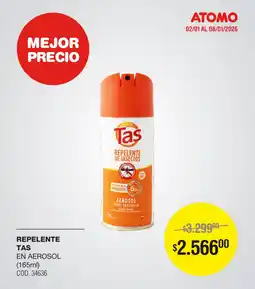 Atomo Conviene Tas repelente oferta