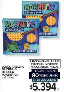 Carrefour Market Magnética juego tablero de dibujo de bola oferta
