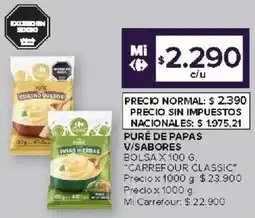 Carrefour Market Carrefour classic puré de papas v/sabores oferta