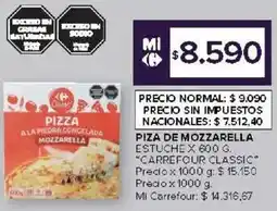 Carrefour Market Carrefour classic piza de mozzarella estuche oferta