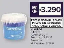 Carrefour Market Carrefour hisopos oferta