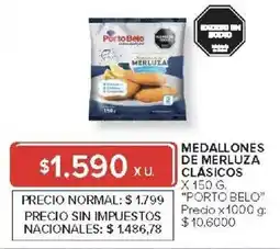 Carrefour Market Porto belo medallones de merluza clásicos oferta