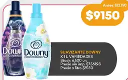 Supermercados Tadicor Downy suavizante variedades oferta