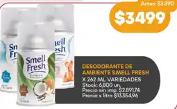Supermercados Tadicor Smell fresh ambiente variedades oferta