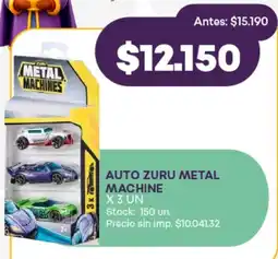Supermercados Tadicor Metal machine auto zuru oferta