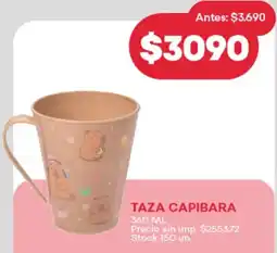 Supermercados Tadicor Capibara taza oferta